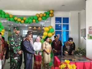 Dandim 1621/TTS Hadiri Peresmian Puskesmas Lotas, Sekaligus Tinjau Lokasi Jembatan Garuda di Kokbaun