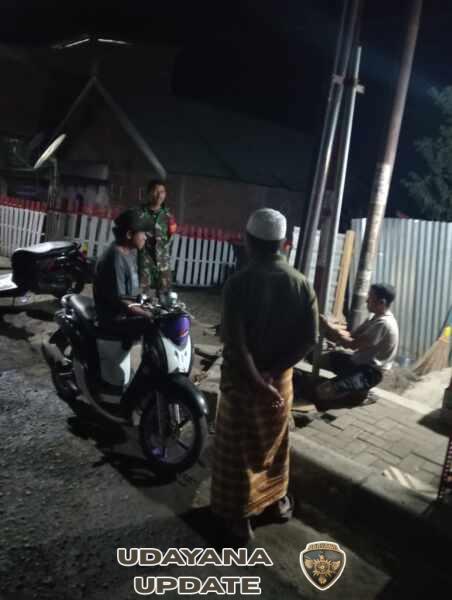 Babinsa Desa Banggo Gelar Patroli dan Ronda Malam Bersama Warga