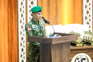 Bangga! Prada Nawawi Prajurit Yonif TP 834/Wakanga Mere Juara 1 Lomba Hafalan Al-Qur’an Militer Dunia
