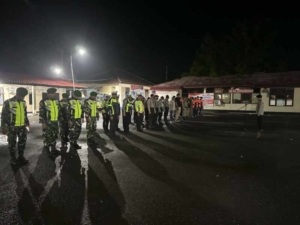 Jelang Idul Fitri 1447 H, Personel Kodim 1614/Dompu Dipimpin Pasi Ops Ikuti Patroli Gabungan Operasi Ketupat Rinjani