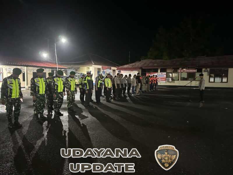 Jelang Idul Fitri 1447 H, Personel Kodim 1614/Dompu Dipimpin Pasi Ops Ikuti Patroli Gabungan Operasi Ketupat Rinjani
