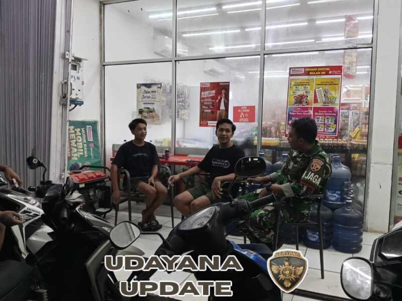 Koramil 1628-05/Jereweh Laksanakan Patroli Malam, Warga Diimbau Jaga Keamanan Lingkungan