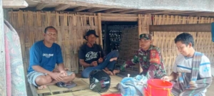 Babinsa Lamusung Himbau Petani Panen Padi Saat Tua Agar Dapat Diserap Bulog