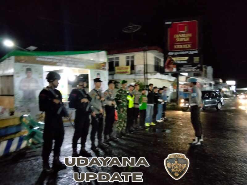Personel Kodim 1614/Dompu Dominan Amankan Pos PAM Kota Jelang Idul Fitri 1447 H