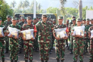 Cek Kesiapan Personel, Dandim 1628/Sumbawa Barat Gelar Apel Gabungan