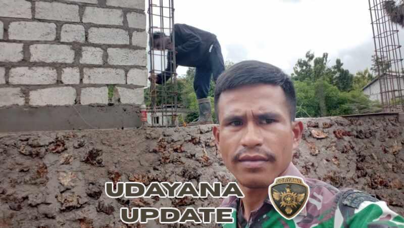 Pemasangan Batako dan Pondasi Batu Belah di Batutua Berjalan Lancar