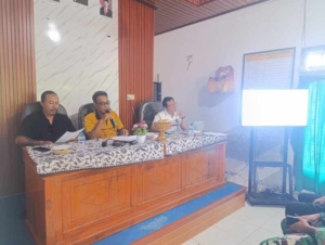 Babinsa Sakti Monitoring Pembentukan Panitia Penjaringan Perangkat Desa