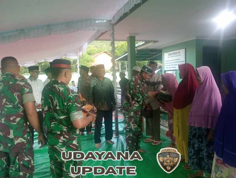 Danramil Hu’u Tegaskan Kebersamaan Lewat Buka Bersama dan Pembagian Takjil
