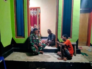 Ciptakan Rasa Aman, Koramil 1628-05/Jereweh Laksanakan Patroli Rutin