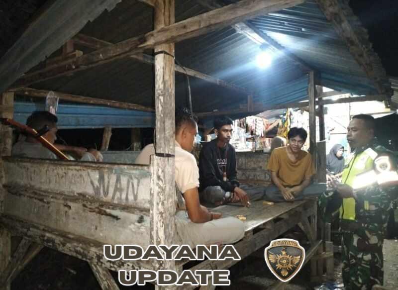 Patroli Malam Babinsa di Monta Berjalan Aman dan Lancar