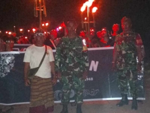 Peran Babinsa Menonjol, Pengamanan Pawai Ogoh-Ogoh Berjalan Aman