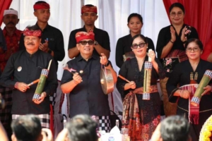 Antusiasme Ratusan Anak TK Warnai Pawai Ogoh-Ogoh Mini di Gedung Kesenian I Ketut Marya