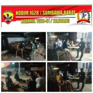 Koramil 1628-01/Taliwang Intensifkan Patroli, Antisipasi Gangguan Kamtibmas