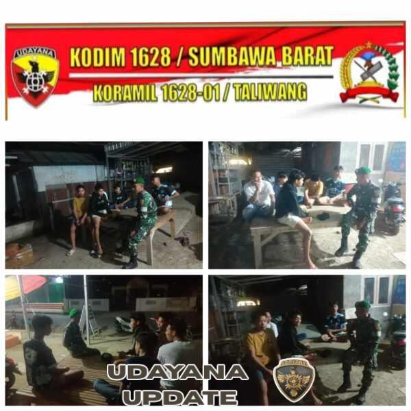 Koramil 1628-01/Taliwang Intensifkan Patroli, Antisipasi Gangguan Kamtibmas