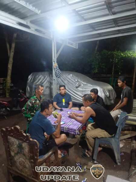 Sinergi Babinsa dan Pemuda, Keamanan Lingkungan Salama Tetap Kondusif