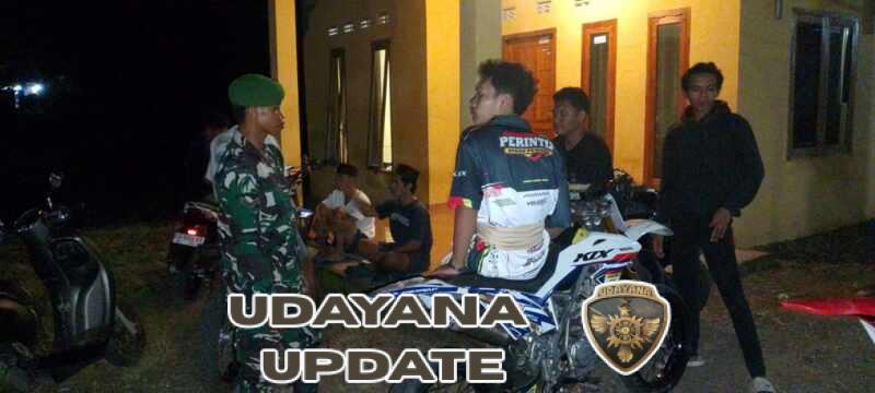 TNI Hadir di Sekongkang, Patroli Malam Pastikan Wilayah Aman dan Kondusif