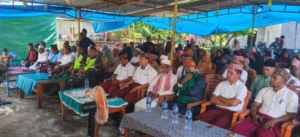Kehadiran Babinsa Warnai Halal Bihalal Masyarakat Wae Maras