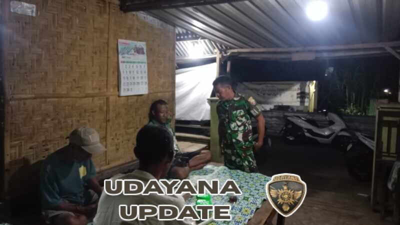 Babinsa Koramil 1628-04/Poto Tano Laksanakan Patroli Malam, Situasi Wilayah Aman dan Kondusif