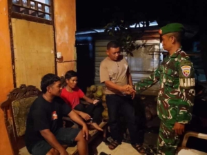 Kopka Nugroho Pimpin Patroli, Koramil 1628-01 Taliwang Ciptakan Situasi Aman