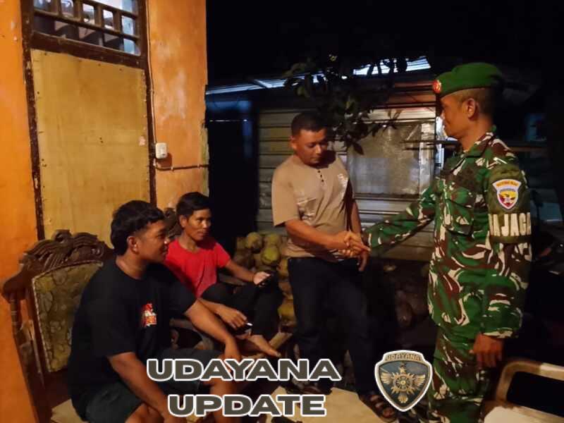 Kopka Nugroho Pimpin Patroli, Koramil 1628-01 Taliwang Ciptakan Situasi Aman