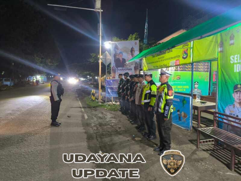 Situasi Wilayah Pasar Tente Aman dan Terkendali Pasca Patroli