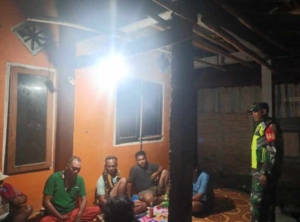 Babinsa Desa Monta Larang Penggunaan Petasan demi Kenyamanan Warga