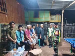 Koramil 1608-03/Sape Intensifkan Patroli Malam Antisipasi Gangguan Wilayah