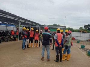 Babinsa Kodim 1627/RN Amankan Proyek Sentra Garam Nasional