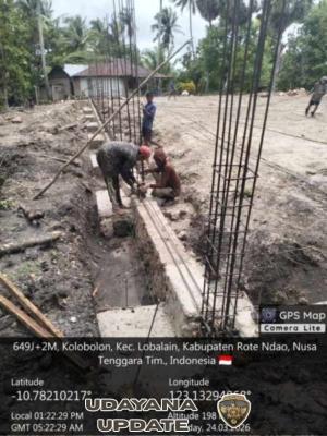 Babinsa Baa Pantau Perakitan Behel di KDKMP Oematamboli