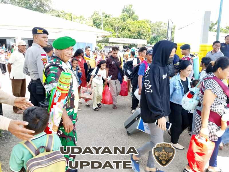 Babinsa Pantau Aktivitas Kapal KALIBODRI di Pelabuhan
