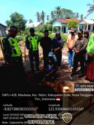 Pembangunan KDKMP Desa Maubasa Barat Dimulai dengan Peletakan Batu Pertama