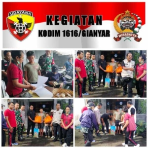 Babinsa Kedisan Dampingi Penyaluran Sembako untuk Anak Yatim, Wujud Kepedulian di Desa Binaan