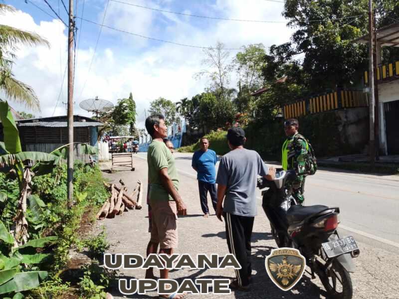 Babinsa Loli Tingkatkan Kedekatan dengan Warga Melalui Monitoring