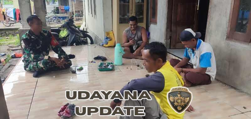 Babinsa Desa Kelanir Gelar Komsos Bersama Petani, Bahas Harga Serapan Gabah