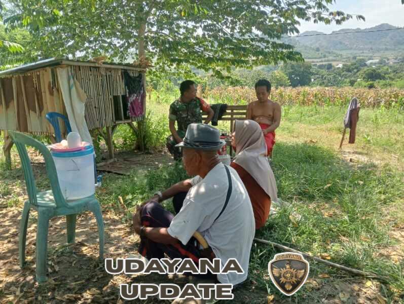 Monitoring Wilayah dan Komsos Babinsa PotoTano di Desa Tambak Sari Berjalan Lancar