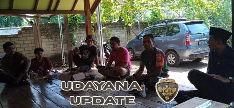 Komsos Babinsa di Dusun Veteran, Perkuat Sinergi Jaga Kamtibmas dan Lingkungan