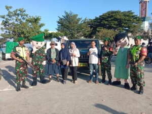 Danramil Rasana’e Pimpin Langsung Kegiatan Pengenalan Mobil Maung kepada Masyarakat