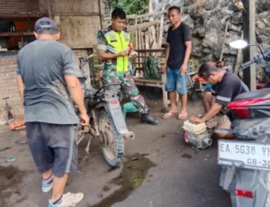 Komsos Babinsa Dorong Kebersihan, Kesehatan, dan Gotong Royong Masyarakat