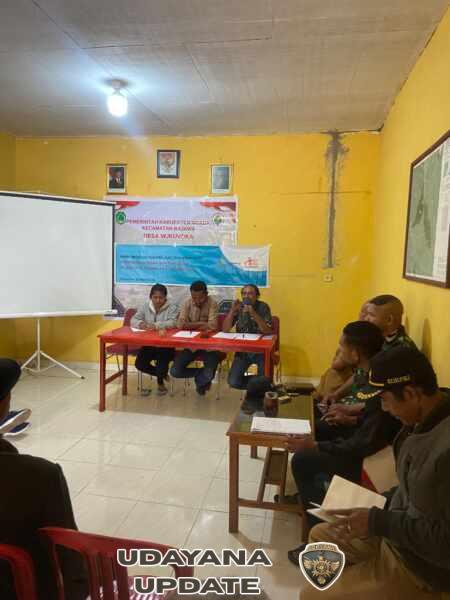 Babinsa Bajawa Hadiri RAT Koperasi Desa Merah Putih Mukuvoka
