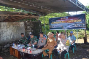 Dandim 1614/Dompu Tunjukkan Peran Aktif dalam Groundbreaking Jembatan Garuda