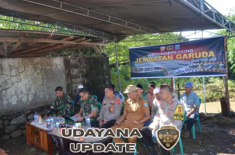 Dandim 1614/Dompu Tunjukkan Peran Aktif dalam Groundbreaking Jembatan Garuda