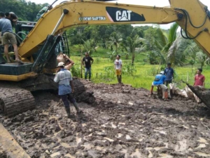Progres Pengerjaan Crossway TMMD Kodim 1603/Sikka Terus Berlanjut