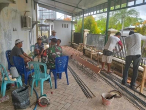 Babinsa Desa Goa Patroli Wilayah dan Komsos, Jaga Kondusifitas Desa