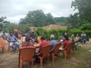 Babinsa Desa Iantena Hadiri Mediasi Sengketa Batas Tanah Warga