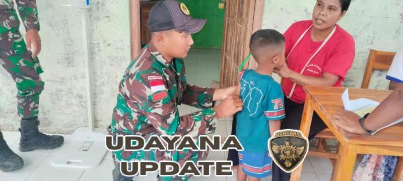 Yonarmed 12 Kostrad Dukung Kesehatan Balita, Pos Laktutus Bantu Kegiatan Posyandu di Fohoeka