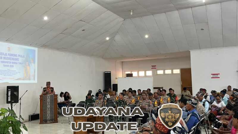 Kasdim 1601/Sumba Timur Menghadiri Rapat Pamong Praja Kabupaten Sumba Timur Tahun 2026