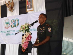 Syukuran HUT Persit KCK ke-80, Kodim 1613/Sumba Barat Pererat Kebersamaan