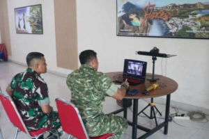 Dandim Kupang Ikuti Evaluasi Percepatan Pembangunan KDKMP Nasional