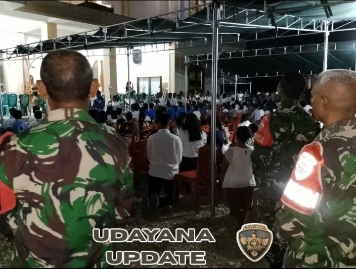 Babinsa Koramil Amarasi Amankan Malam Kamis Putih