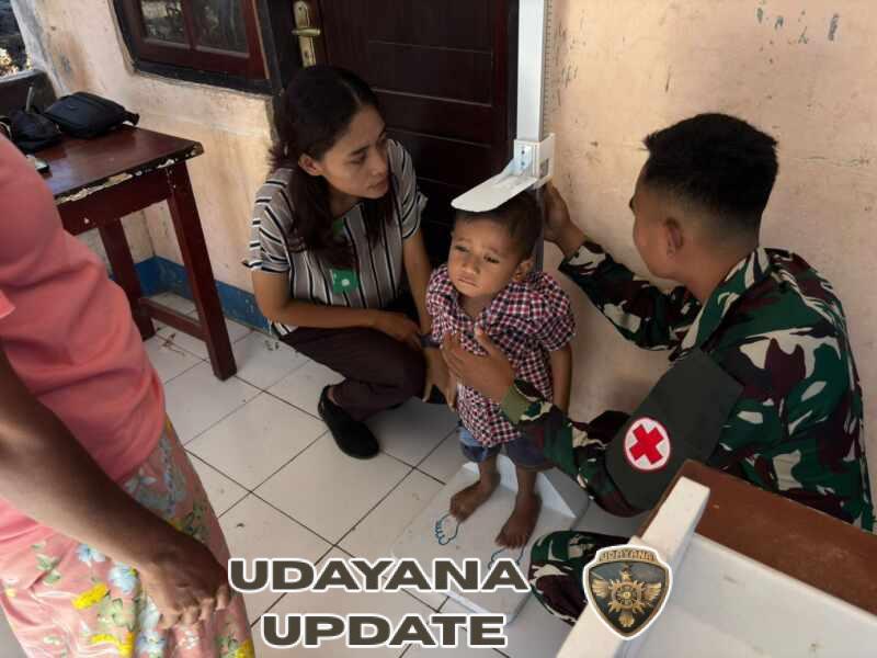 TNI AD Hadir di Tengah Masyarakat Nagekeo, Yonif TP 834/WM Gelar Cek Kesehatan Gratis